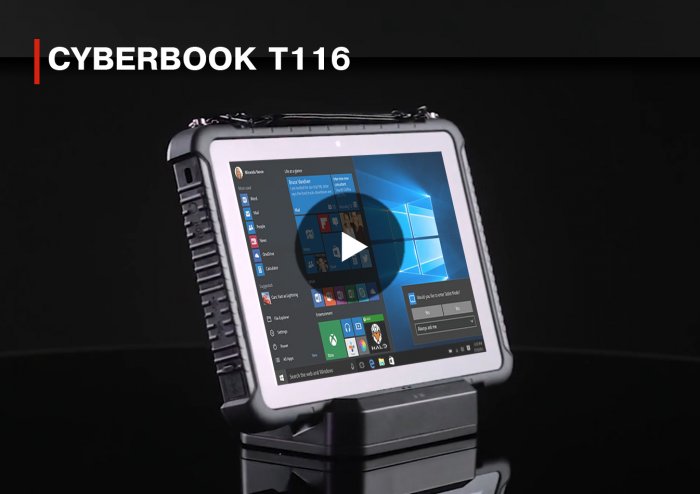 Видеообзор защищенного планшета CyberBook T116