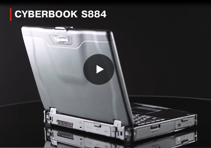 Видеообзор защищенного ноутбука CyberBook S884