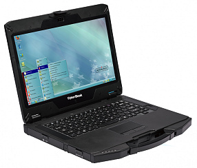 Защищенный ноутбук CyberBook S1154 14'' FHD 1920x1080, SLR 1000 nits, i5-1135G7, 8ГБ, 512ГБ, HDMI, VGA, WiFi+BT, 1xGbit LAN, 1xCOM, SD, SmartCard, 2MP Camera, подсветка клавиатуры, noOS