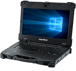Защищенный ноутбук CyberBook R854 14'' FHD 1920x1080, i5-8250U, 8ГБ, 512ГБ, HDMI, VGA, DP, WiFi+BT, 2xGbit LAN, 2xCOM, 4xUSB, SD, SmartCard, 2MP Camera, TPM 2.0, noOS