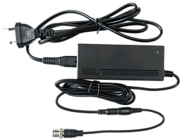 Блок питания, 19V/3.42A DC Ø5.5 с кабелем питания, 8 PIN разъём М12 в разъём Ø5.5мм
