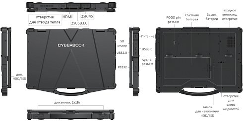 СyberBook RX15T